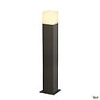 SLV - Borne extérieure SLV GRAPHIT 60, carré, anthracite, E27, 11W - Hauteur 60 cm - vignette