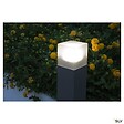 SLV - Borne extérieure SLV GRAPHIT 60, carré, anthracite, E27, 11W - Hauteur 60 cm - vignette