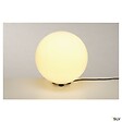 SLV - Borne extérieure blanc SLV ROTOBALL, Ø 40 cm, E27, 24W max, IP44 - vignette