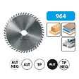 LEMAN - Lame carbure Bois Leman - pour scie circulaire portative - Ø 255mm - 40 dents - vignette