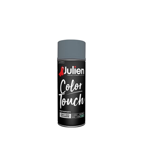 JULIEN - Peinture aerosol Color Touch - Anthracite - Satin - 400ml - large