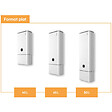 ATLANTIC - Chauffe-eau électrique connecté Linéo Atlantic - 2250W - Plat vertical mural - 65L - Blanc - vignette
