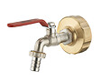 AROZ - Robinet de Cuve quart de tour + Raccord adaptateur S60 - Femelle 20x27 (3/4) AROZ - vignette
