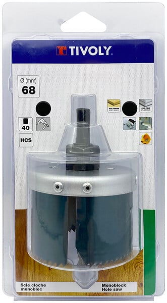 TIVOLY - 1 Scie cloche D68 - large