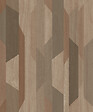 GRANDECO - Papier peint vinyle intissé Kiruna - Marron - L.10.05xl.53cm - vignette