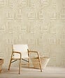 GRANDECO - Papier peint expansé intissé motif Gala or - vignette
