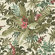 GRANDECO - Papier peint vinyle intisse canopy beige - vignette