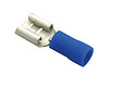 TIBELEC - 10 cosses 2,5mm2 clips femel.6,3mm bl - vignette