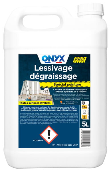 ONYX - Lessivage et dégraissage - 5L - Surfaces lavables - large