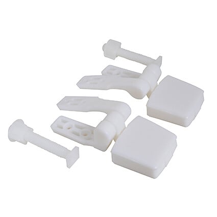 MSV - MSV Charnieres Plastique pour Abattant Wc - large