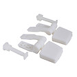 MSV - MSV Charnieres Plastique pour Abattant Wc - vignette