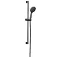 ESSEBAGNO - Luisa ensemble barre de douche 3 pièces gris gun métal - vignette