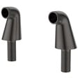 ESSEBAGNO - Colonnettes raccord bain-douche gris gun métal - vignette