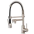 ESSEBAGNO - Logus mitigeur évier à douchette mobile façon inox - vignette
