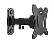 METRONIC - Support TV mural inclinable orientable 13-28 pouces - Noir - vignette