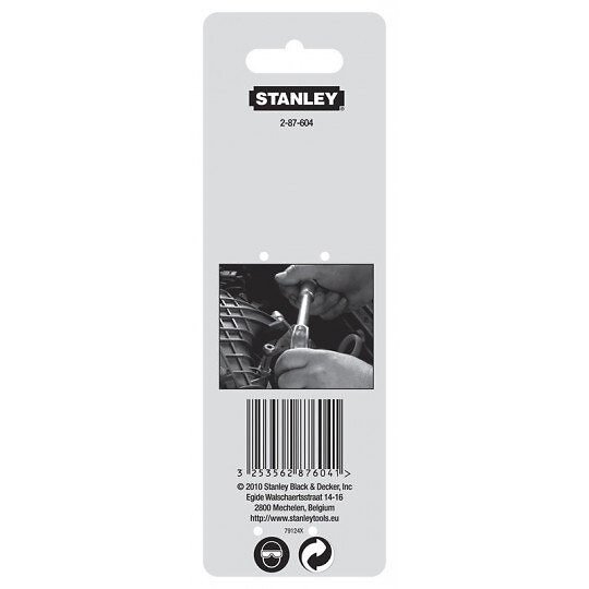 STANLEY - Clé à pipe débouchée 19mm - Acier CrV - MaxiDrive 6x12 - large