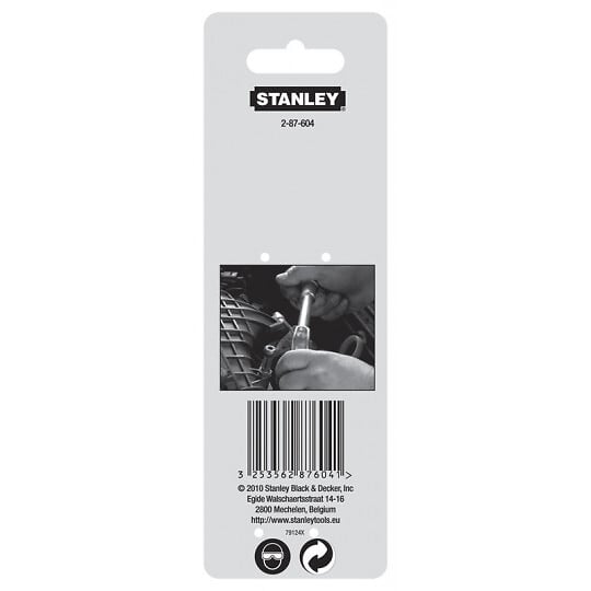 STANLEY - Clé à pipe débouchée 21mm - acier chrome vanadium - large