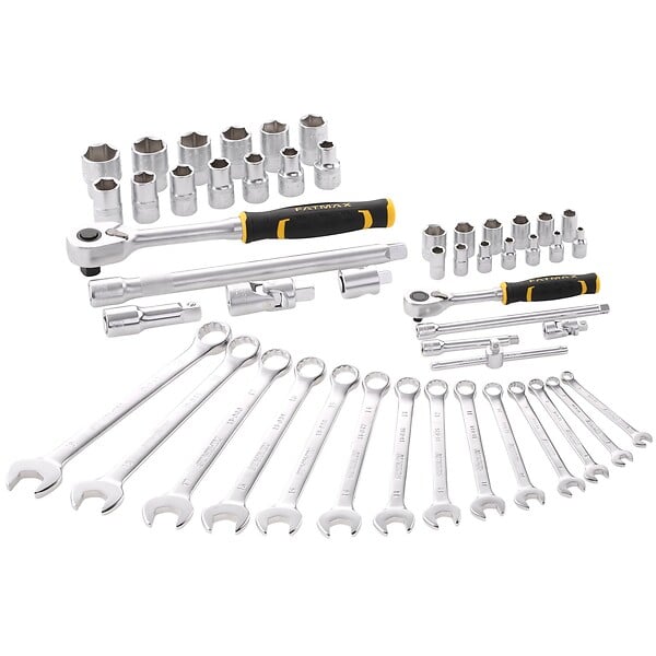STANLEY Fatmax - Coffret douilles 1-4+demi+clés mixtes 50 pièces - large