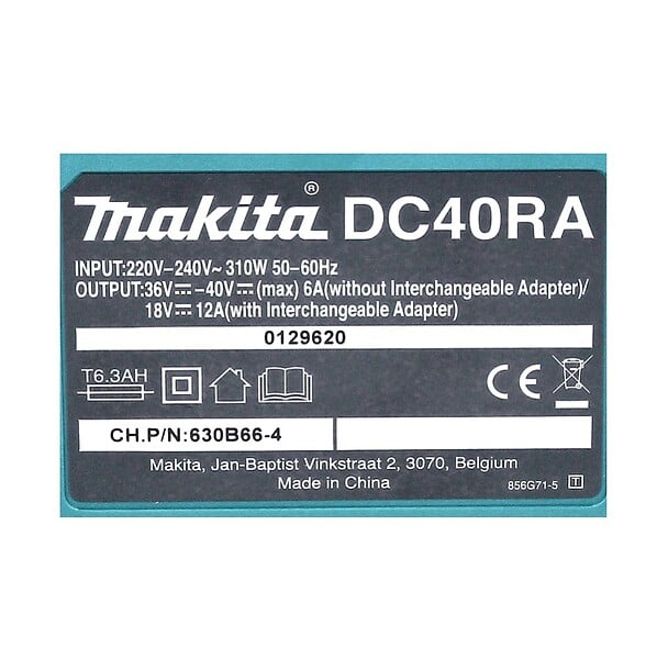 MAKITA - DC40RA - Chargeur rapide XGT ®Li-Ion 40Vmax - large