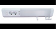 TIBELEC - Réglette LED avec prises et USB - 11W 1000lm - Blanc neutre - vignette