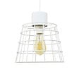 C-CREATION - Suspension Moanda - métal filaire coloris blanc - vignette