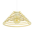 C-CREATION - Suspension Mistone - lamelle de bois coloris naturel - vignette