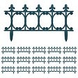 VIDAXL - vidaXL Bordures de jardin 16 pcs Vert 10 m PP - vignette