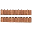VIDAXL - vidaXL Rouleaux de bordure 2 pcs 120 cm bois de pin imprégné - vignette
