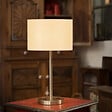 SLV - Abat-jour Rond Fenda Slv - Ø 300mm - H 200mm - Textile - Beige - vignette