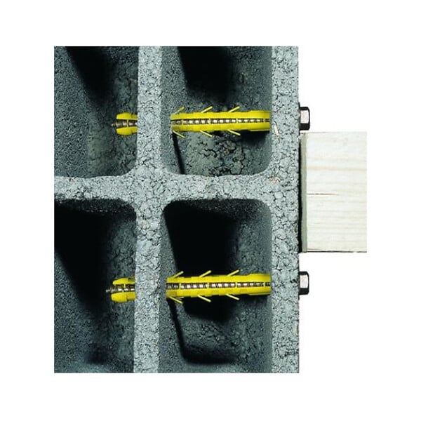 ING FIXATION - Sachet de 4 kit de fixation pour charpente ING Fixations - Ø12x130mm - large