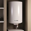 THERMOR - Chauffe-eau vertical mural étroit Duralis Thermor - 100L - 1200W - 2 personnes- Blanc - vignette