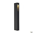 SLV - Borne extérieure SLV SLOTBOX 70 avec LED intégrée, coloris anthracite - Hauteur 70 cm - vignette