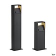 SLV - Borne extérieure, anthracite LOGS 40 avec LED - SLV - vignette