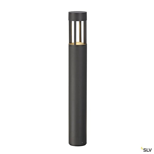SLV - Borne extérieure SLV SLOTS avec LED intégrée, coloris anthracite - Hauteur 65 cm - large