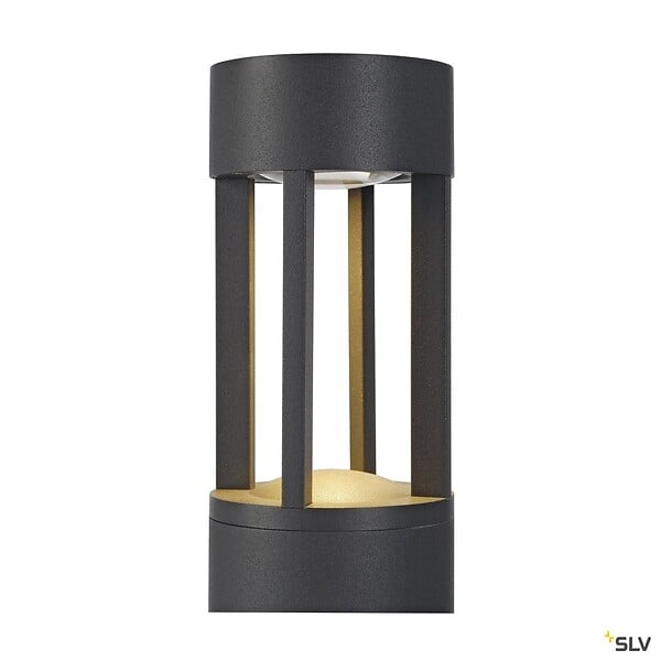 SLV - Borne extérieure SLV SLOTS avec LED intégrée, coloris anthracite - Hauteur 65 cm - large