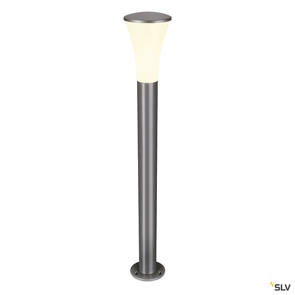 SLV - Borne extérieure SLV ALPA CONE, anthracite, E27, 24W pour éclairage extérieur - Hauteur 100 cm - large