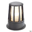 SLV - Borne extérieure anthracite SLV CONE,  E27, 100W max, IP54 - vignette