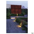 SLV - Borne extérieure SLV RUSTY SLOT, coloris fonte rouillée, E27, 11W - Hauteur 50 cm - vignette
