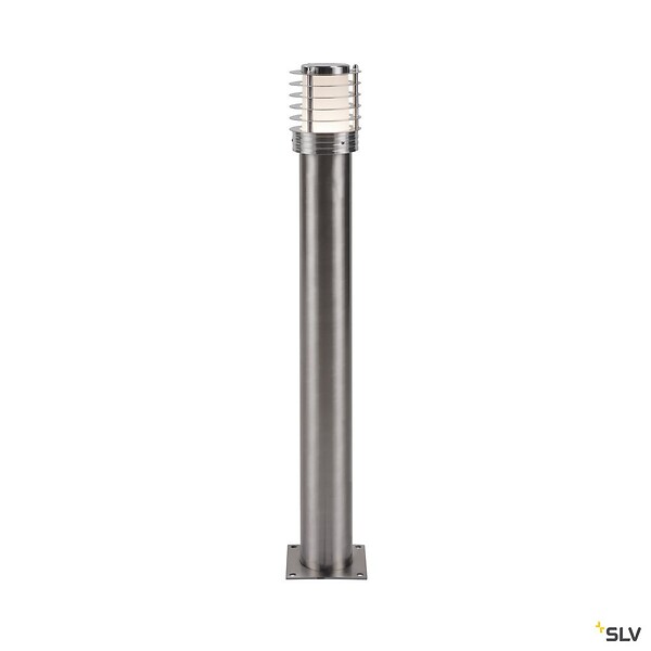 SLV - Borne extérieure SLV TRUST inox avec LED intégrée - Hauteur 60 cm - large