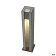 SLV - Borne extérieure SLV ARROCK SLOT, poivre et sel, GU10/LED GU10 51mm, 4W max, IP44, granite, inox 304 - vignette