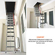 Matisere - Escalier escamotable - Ouverture du plafond de 92 x 130cm - LML92130-2 - vignette