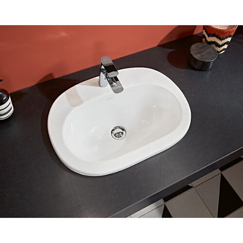 VILLEROY ET BOCH - Vasque O. NOVO à encastrer - Couleur: BLANC- réf : 41615601 - VILLEROY ET BOCH - large