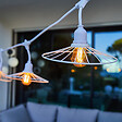 LUMISKY - Guirlande CHIC CAGE Blanc 10 ampoules E27 6M - vignette