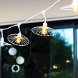 LUMISKY - Guirlande CHIC CAGE Blanc 10 ampoules E27 6M - vignette