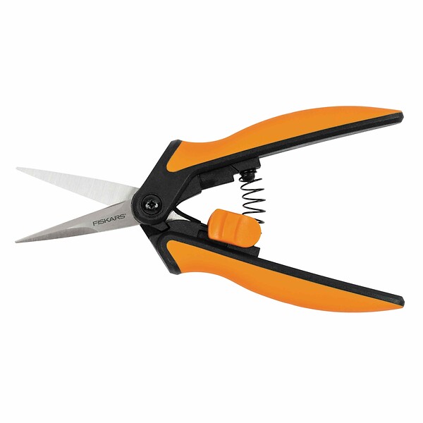 FISKARS - Ciseaux fleurs Microtip Solid SP13 Taille précision - large