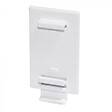 MADECO - Plaquette de fixation autocollante store jour nuit - Blanc - vignette