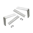 MADECO - Équerres murales réglables - Métal - Blanc - Déport 6-16cm - vignette