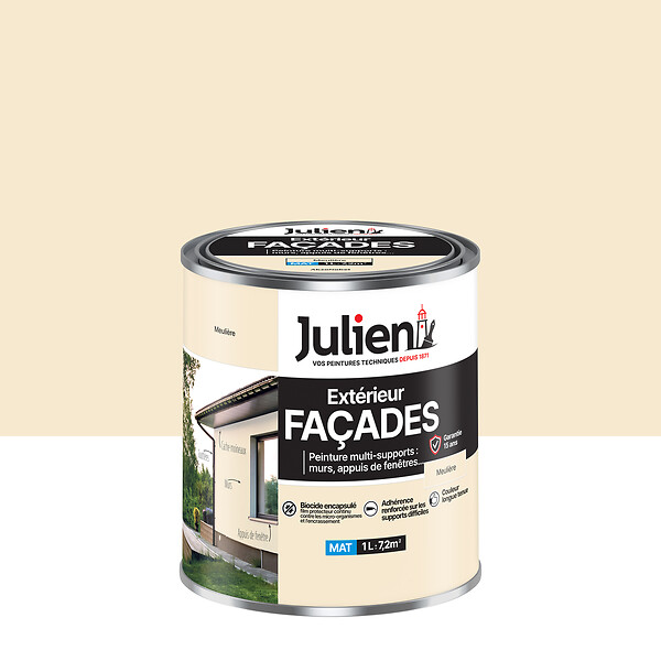 JULIEN - Peinture extérieure multi-supports - Meulière - 1L - large
