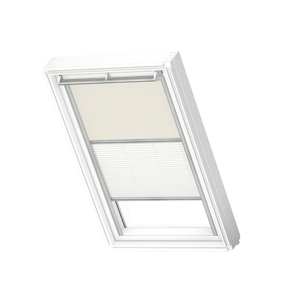 VELUX - Store duo occultant beige + plissé blanc DFD C02 1085S - large