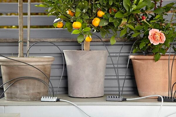 GARDENA - Kit arrosage automatique 36 pots - Pompe 14V - Minuterie - large
